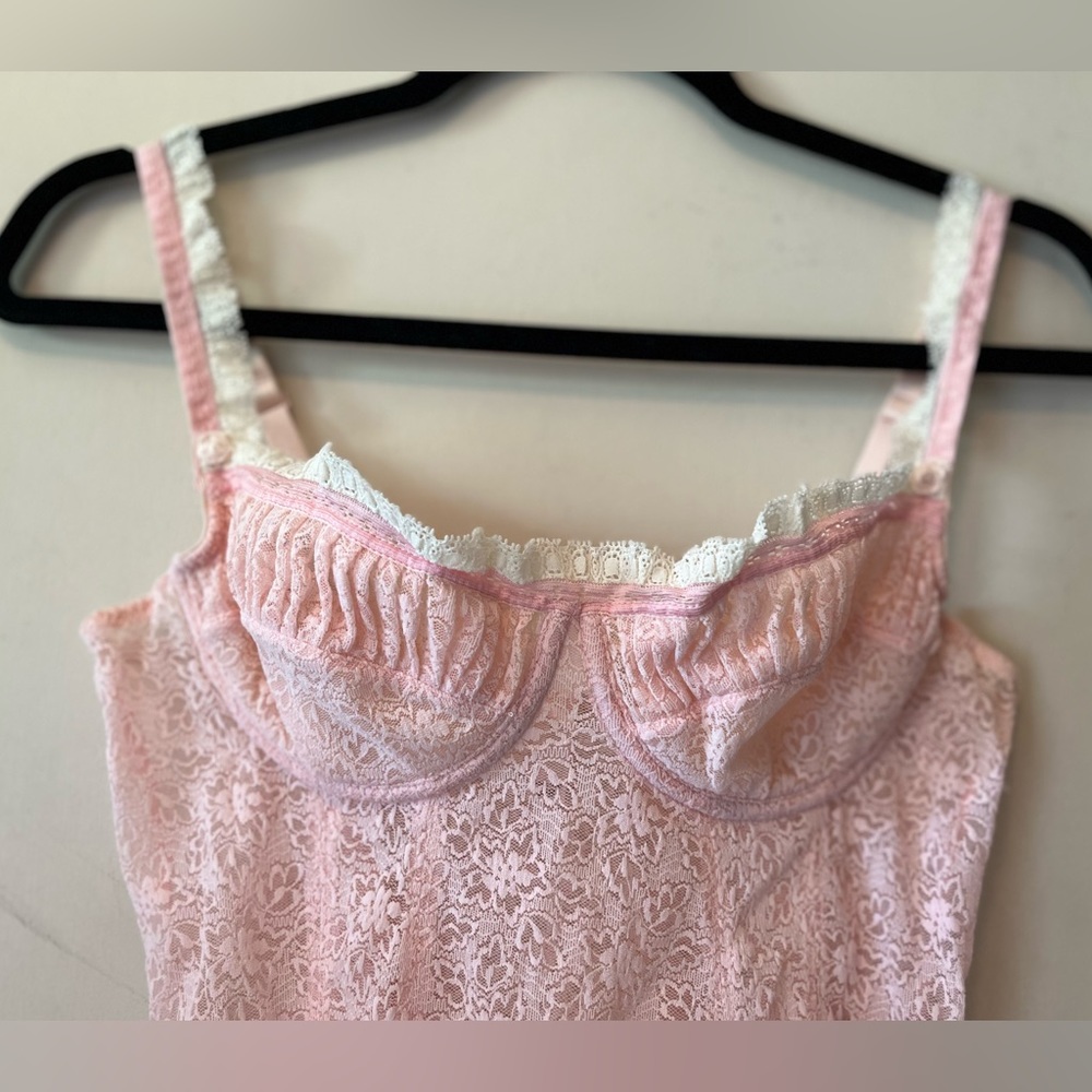 Victoria Secret Baby Pink Lngerie Size 36 B